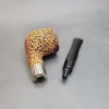 Manx Laxey Rusticated Pot Estate Block Meerschaum Pipe [SOLD OUT] - Image 12