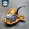 MBSD Meerschaum Blue Dublin Sitter Block Meerschaum Pipe [SOLD OUT]