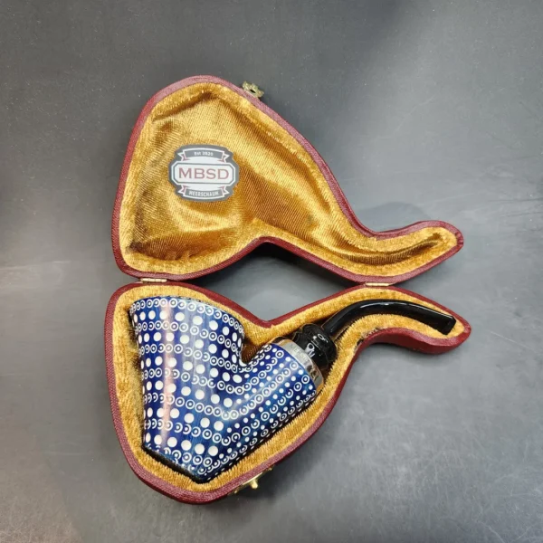 MBSD Meerschaum Blue Dublin Sitter Block Meerschaum Pipe [SOLD OUT] - Image 3