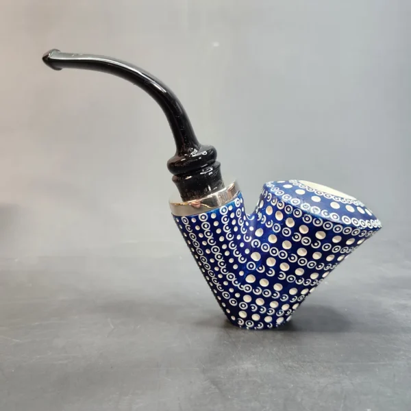 MBSD Meerschaum Blue Dublin Sitter Block Meerschaum Pipe [SOLD OUT] - Image 8