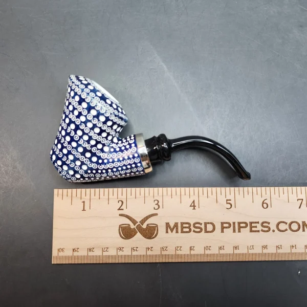 MBSD Meerschaum Blue Dublin Sitter Block Meerschaum Pipe [SOLD OUT] - Image 10