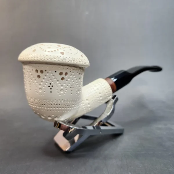 MBSD Meerschaum Deluxe, Calabash Block Meerschaum Pipe, 9mm (Briar-Mortis) [SOLD OUT] - Image 3