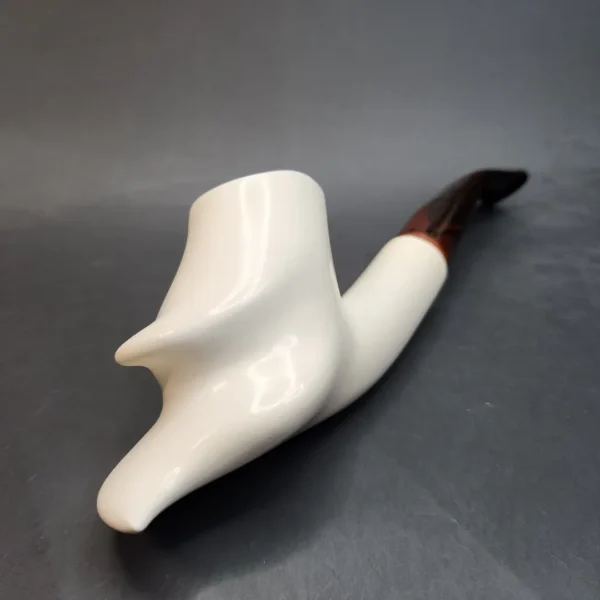 MBSD Meerschaum Deluxe, Freehand Block Meerschaum Pipe, 9mm [SOLD OUT] - Image 3