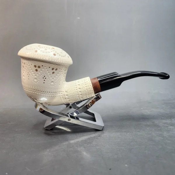 MBSD Meerschaum Deluxe, Calabash Block Meerschaum Pipe, 9mm (Briar-Mortis) [SOLD OUT] - Image 4