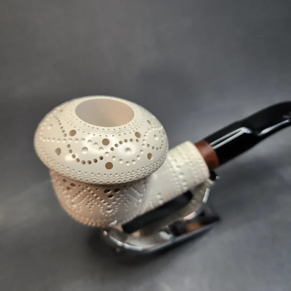 MBSD Meerschaum Deluxe, Calabash Block Meerschaum Pipe, 9mm (Briar-Mortis) [SOLD OUT] - Image 5