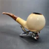 MBSD Meerschaum Deluxe, Bent Apple, Estate Block Meerschaum Pipe, 9mm [SOLD OUT] - Image 5