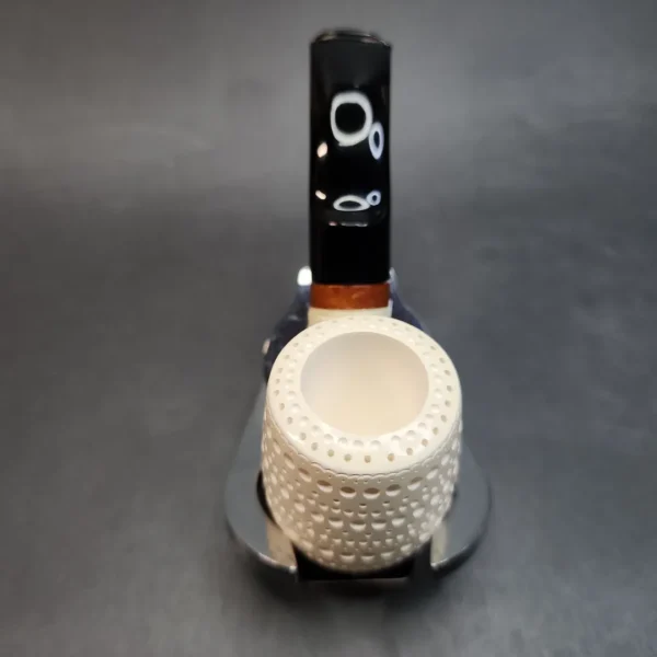 MBSD Meerschaum Deluxe Short, Oom Paul Block Meerschaum Pipe, Briar-Mortis [SOLD OUT] - Image 5