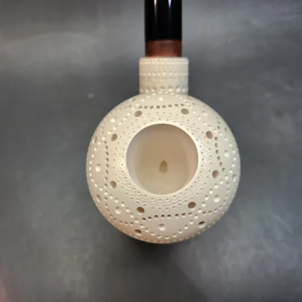 MBSD Meerschaum Deluxe, Calabash Block Meerschaum Pipe, 9mm (Briar-Mortis) [SOLD OUT] - Image 6