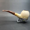 MBSD Meerschaum Deluxe, Bent Apple, Estate Block Meerschaum Pipe, 9mm [SOLD OUT] - Image 6