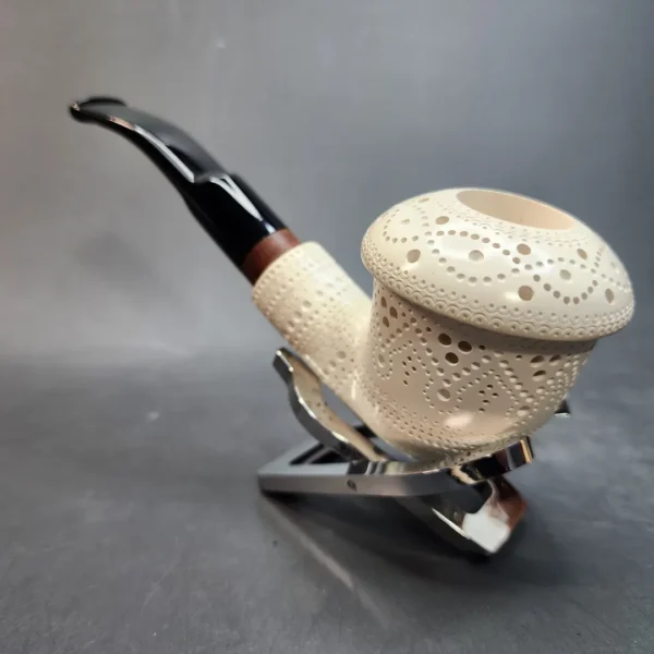 MBSD Meerschaum Deluxe, Calabash Block Meerschaum Pipe, 9mm (Briar-Mortis) [SOLD OUT] - Image 7