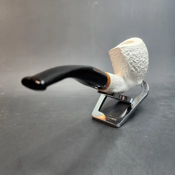 MBSD Meerschaum Deluxe, Rusticated Freehand, Block Meerschaum Pipe, 9mm [SOLD OUT] - Image 7