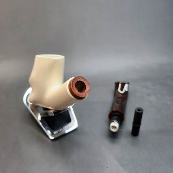 MBSD Meerschaum Deluxe, Freehand Block Meerschaum Pipe, 9mm [SOLD OUT] - Image 7