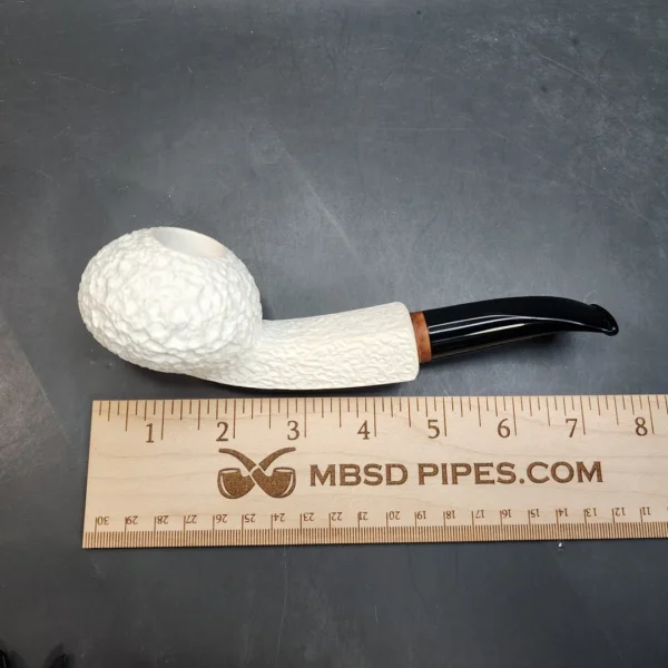 MBSD Meerschaum Deluxe, Briar-Mortis, Block Meerschaum Pipe, 9mm [SOLD OUT] - Image 10