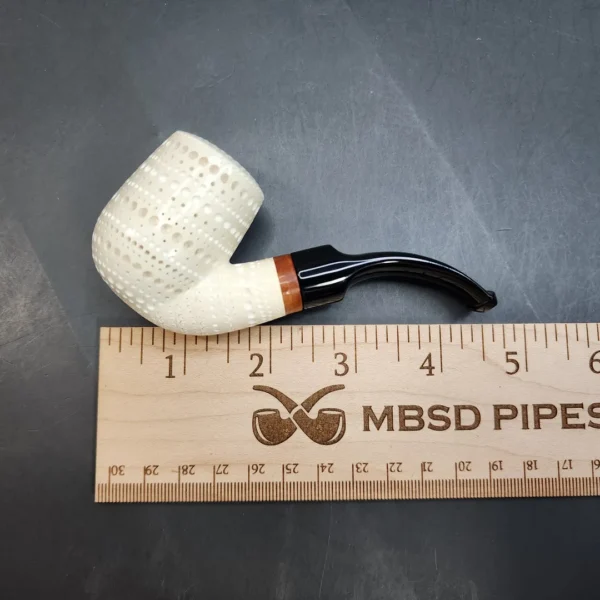 MBSD Meerschaum Deluxe Short, Oom Paul Block Meerschaum Pipe, Briar-Mortis [SOLD OUT] - Image 10