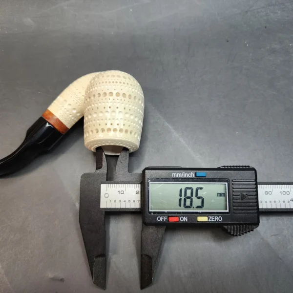 MBSD Meerschaum Deluxe Short, Oom Paul Block Meerschaum Pipe, Briar-Mortis [SOLD OUT] - Image 11