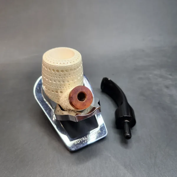 MBSD Meerschaum Deluxe Short, Oom Paul Block Meerschaum Pipe, Briar-Mortis [SOLD OUT] - Image 12