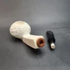 MBSD Meerschaum Deluxe, Briar-Mortis, Block Meerschaum Pipe, 9mm [SOLD OUT] - Image 12