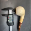 MBSD Meerschaum Deluxe, Bent Apple, Estate Block Meerschaum Pipe, 9mm [SOLD OUT] - Image 13