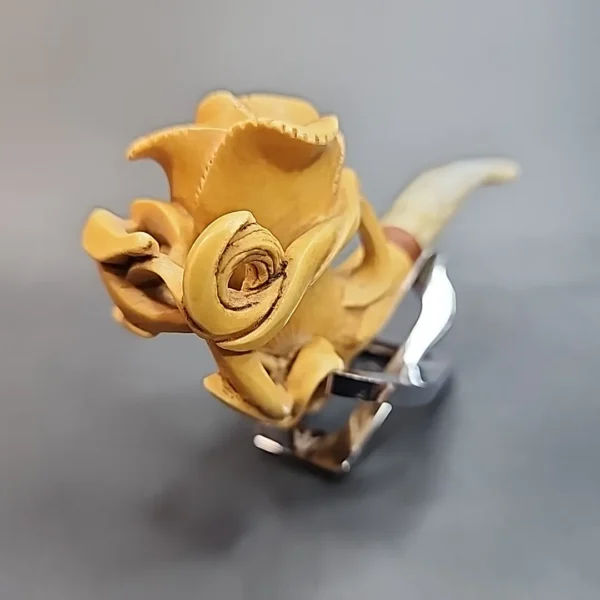 MBSD Meerschaum Deluxe Rose Block Meerschaum Pipe [SOLD OUT] - Image 5