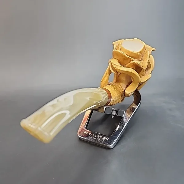 MBSD Meerschaum Deluxe Rose Block Meerschaum Pipe [SOLD OUT] - Image 7