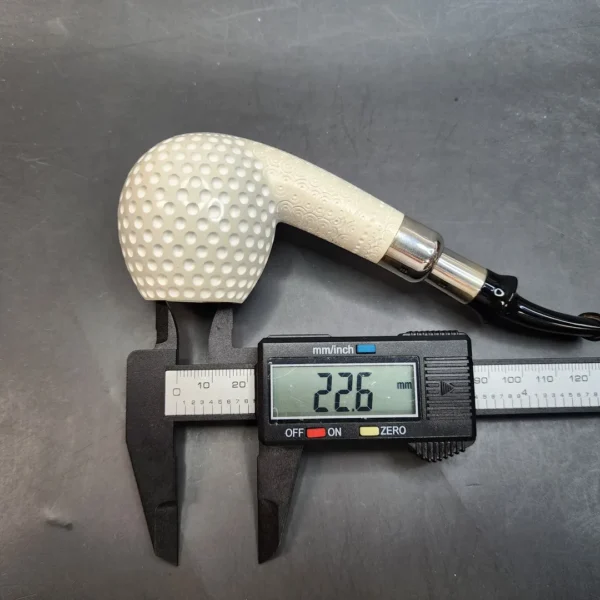 MBSD Meerschaum Golf Ball Spigot Block Meerschaum Pipe, 925 Silver [SOLD OUT] - Image 11