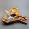MBSD Meerschaum Colored Freehand Block Meerschaum Pipe, New [SOLD OUT] - Image 3