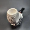 MBSD Meerschaum Deluxe Nose Warmer Block Meerschaum Pipe, Briar-Mortis [SOLD OUT] - Image 4