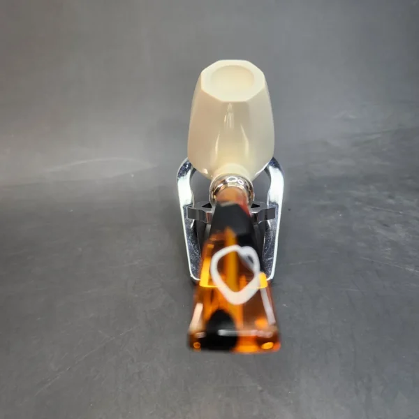MBSD Meerschaum Spigot, Sterling Silver Panel Block Meerschaum Pipe [SOLD OUT] - Image 7