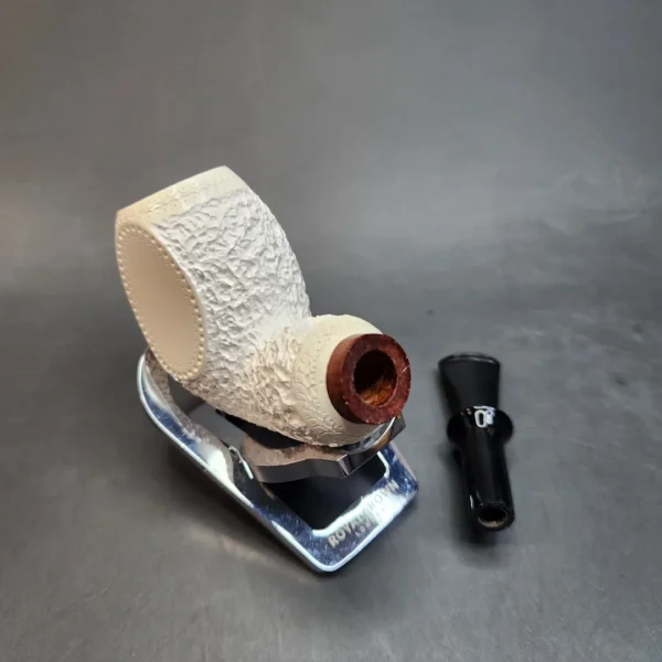 MBSD Meerschaum Deluxe Nose Warmer Block Meerschaum Pipe, Briar-Mortis [SOLD OUT] - Image 8