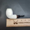 MBSD Meerschaum Deluxe Nose Warmer Block Meerschaum Pipe, Briar-Mortis [SOLD OUT] - Image 9
