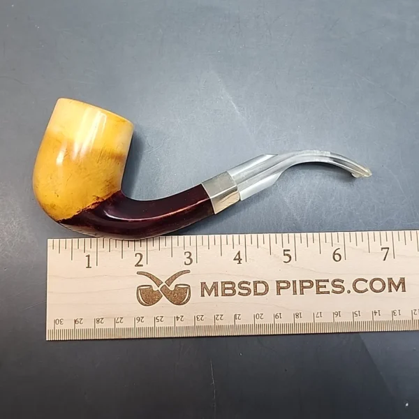 Antique Diamond Shanked Estate Block Meerschaum Pipe, Case [SOLD OUT] - Image 10