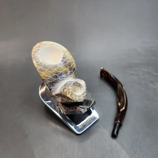 MBSD Meerschaum Colored Freehand Block Meerschaum Pipe, New [SOLD OUT] - Image 12