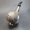 MBSD Meerschaum Silver Mounted Freehand Block Meerschaum Pipe, 925 Silver - Image 5