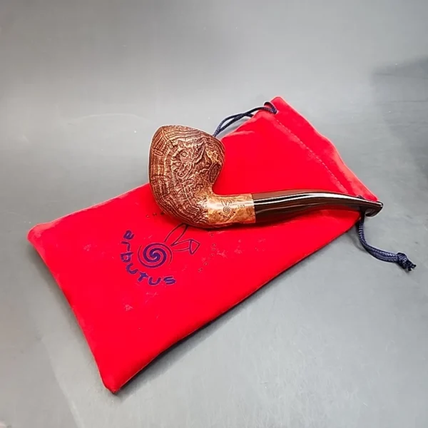 Morgan Pipes Arbutus 103, Sandblasted Dublin Briar Pipe [SOLD OUT] - Image 3