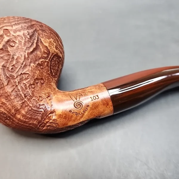 Morgan Pipes Arbutus 103, Sandblasted Dublin Briar Pipe [SOLD OUT] - Image 9