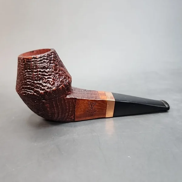 Morgan Pipes Blackjack 32, Sandblasted Rhodesian Briar Pipe [SOLD OUT] - Image 3
