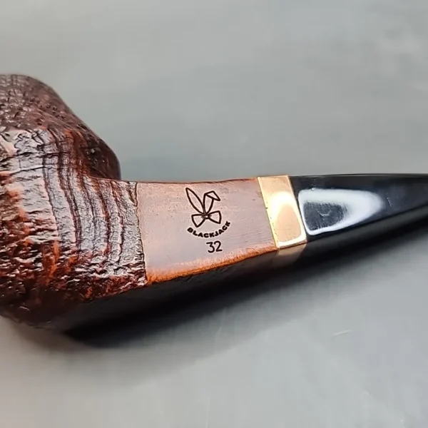 Morgan Pipes Blackjack 32, Sandblasted Rhodesian Briar Pipe [SOLD OUT] - Image 8