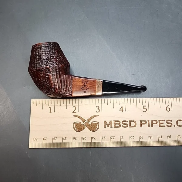 Morgan Pipes Blackjack 32, Sandblasted Rhodesian Briar Pipe [SOLD OUT] - Image 9