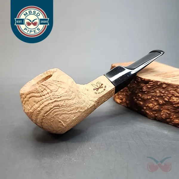 Morgan Pipes Bones Sandblasted Bulldog Briar Pipe, New [SOLD OUT]
