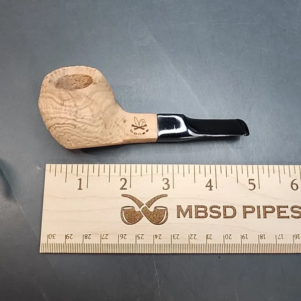 Morgan Pipes Bones Sandblasted Bulldog Briar Pipe, New [SOLD OUT] - Image 8