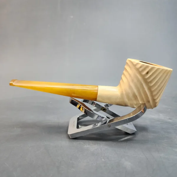 Vintage Twist Opera Block Meerschaum Pipe, Bone Tenon [SOLD OUT] - Image 7