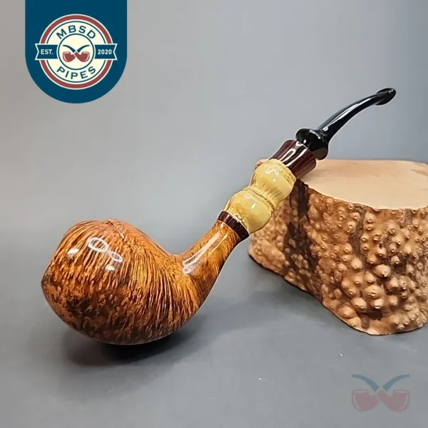Tim Beaumont PapaBearPipes Smooth Acorn, Bamboo Shank, USA [SOLD OUT]