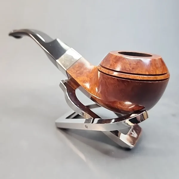 Peterson Kildare Silver Mounted 80s, Bent Bulldog Briar Pipe, P-Lip [SOLD OUT] - Image 7