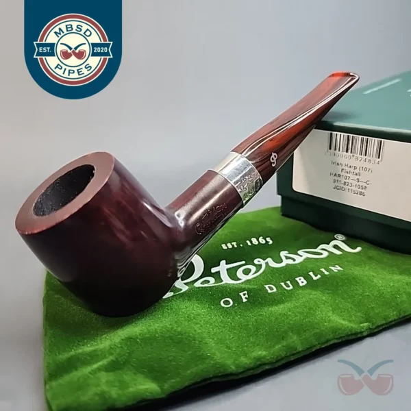 Peterson Irish Harp 107, Smooth Straight Billiard, Fishtail [SOLD OUT]