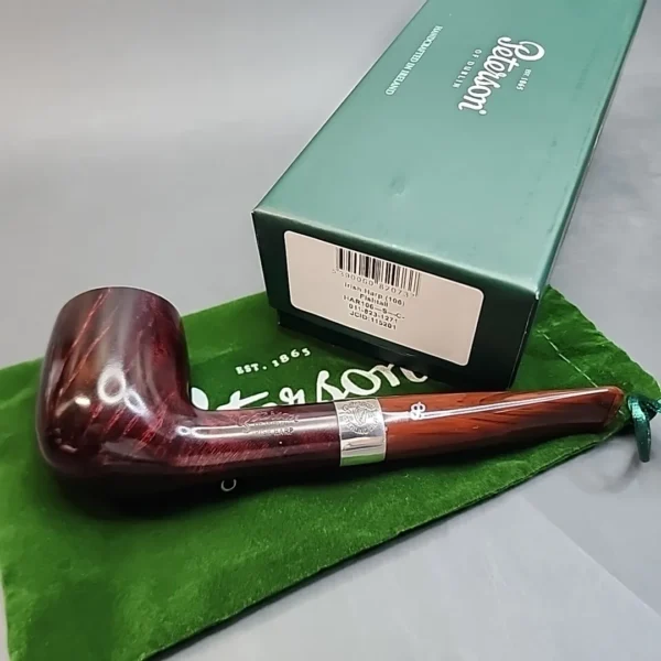 Peterson Irish Harp 106, Smooth Straight Billiard Briar Pipe, Fishtail [SOLD OUT] - Image 3