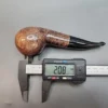 Rossi Notte Smooth Bent Author Estate Briar Pipe, Italian Estates [SOLD OUT] - Image 9