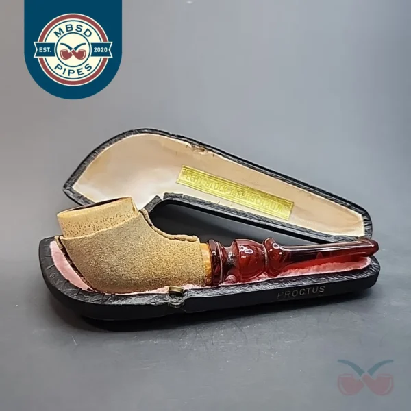 Echt Meerschaum Proctus Sheep Skin Estate Block Meerschaum Pipe [SOLD OUT]