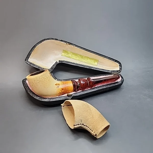 Echt Meerschaum Proctus Sheep Skin Estate Block Meerschaum Pipe [SOLD OUT] - Image 4