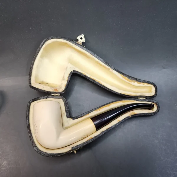 Vintage Bent Billiard Block Meerschaum Pipe, 9mm [SOLD OUT] - Image 3