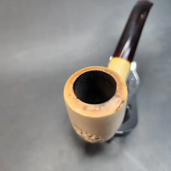 Vintage Bent Billiard Block Meerschaum Pipe, 9mm [SOLD OUT] - Image 6